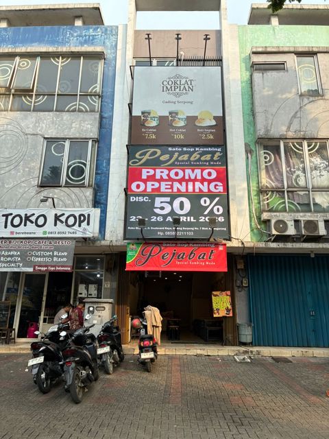 Sate Sop Kambing Pejabat, Gading Serpong